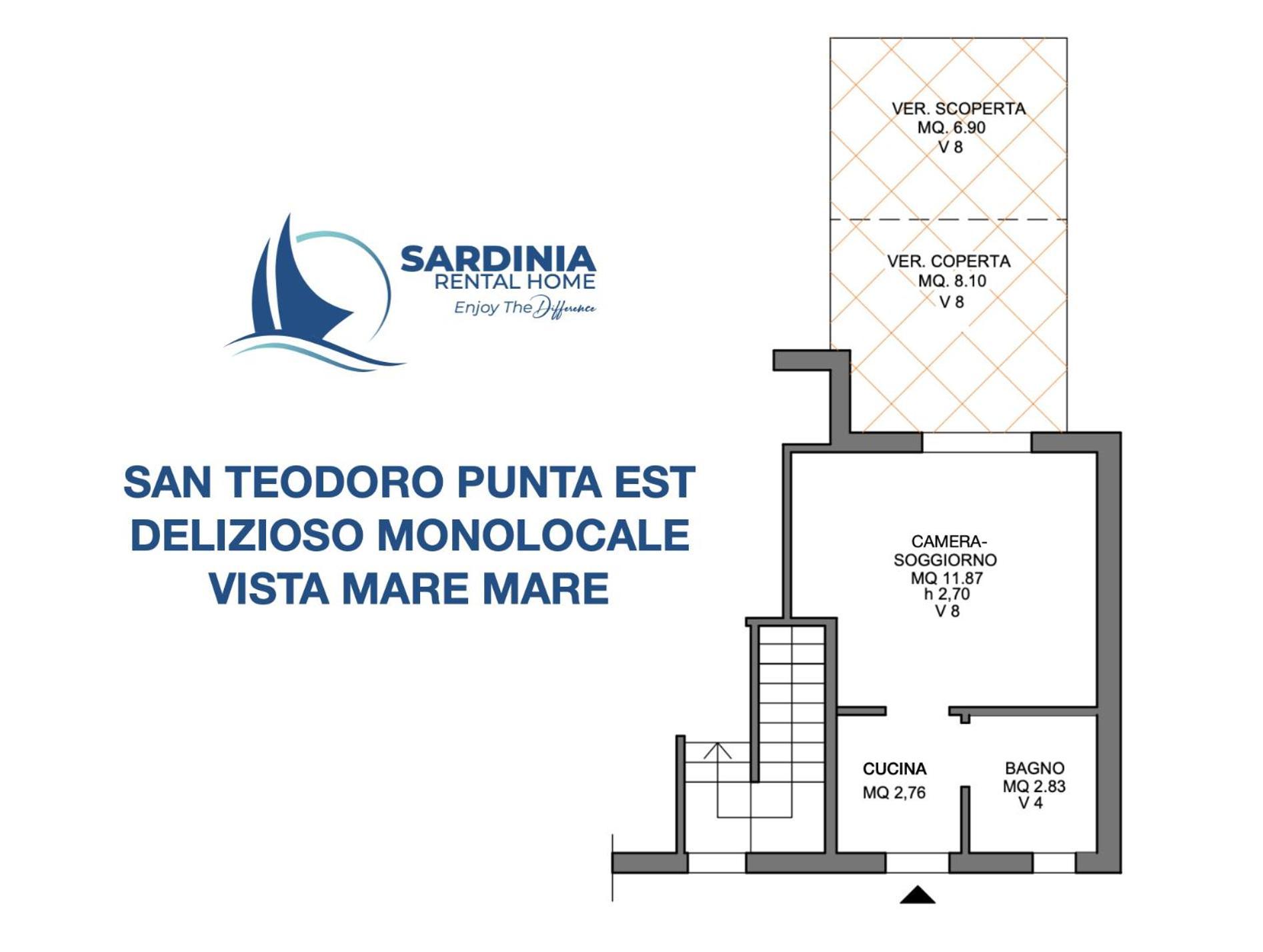 San Teodoro Punta Est Delizioso Monolocale Vista Mare Apartment ภายนอก รูปภาพ